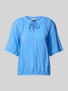 s.Oliver RED LABEL Relaxed Fit Blusenshirt aus Viskose-Mix in Bleu, Gr...