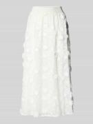 JOOP! Midirock mit elastischem Label-Bund Modell 'Saki' in Offwhite, G...