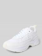 Tommy Hilfiger Low Top Sneaker aus Glattleder in Weiss, Größe 41
