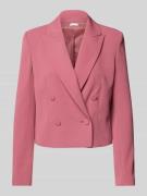 Jake*s Cocktail Regular Fit Blazer mit Reverskragen in Altrosa Melange...