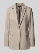 comma Slim Fit Blazer mit Pattentaschen in Taupe, Größe 42
