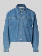 Tom Tailor Denim Boxy Fit Jeanshemd aus reiner Baumwolle in Blau, Größ...