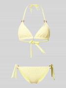 Banana Moon Bikini-Set mit Strukturmuster Modell 'YERODASIA SUNLACE' i...