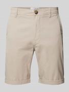 SELECTED HOMME Slim Fit Shorts mit Strukturmuster Modell 'LUTON' in Sa...