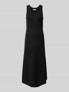 Marc O'Polo Denim Strickkleid mit Rundhalsausschnitt in Black, Größe M