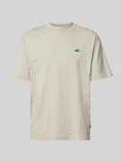 BOSS Orange Oversized T-Shirt mit Motiv-Print Modell 'numbers' in Sand...