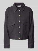 MSCH Copenhagen Leinenjacke mit aufgesetzten Pattentaschen Modell 'Jov...