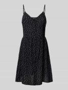 Pieces Fließendes Freizeitkleid mit Allover-Muster Modell 'TALA' in Me...