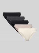 DORINA Slip mit bequemem Schnitt im 5er-Pack Modell 'ROSANNE' in Black...