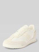Tommy Jeans Low Top Sneaker aus echtem Leder in Ecru, Größe 39