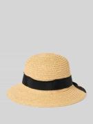 Loevenich Strohhut in Glockenform mit Hutband Modell 'Raffia' in Beige...