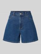 Pieces Regular Fit Jeansshorts aus Baumwoll-Mix Modell 'ABBI' in Jeans...