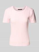 Vero Moda Slim Fit T-Shirt aus reiner Baumwolle Modell 'LISA' in Pink,...