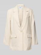 moves Regular Fit Blazer aus Viskose-Leinen-Mix Modell 'DAIZY' in Beig...