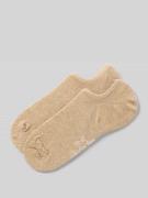 Christian Berg Woman Füßlinge mit elastischem Bund im 2er-Pack in Sand...