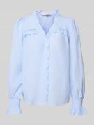 A-view Regular Fit Hemdbluse mit verdeckter Knopfleiste Modell 'Sonja'...
