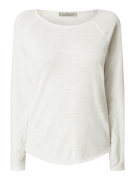 Smith and Soul Longsleeve aus Slub Jersey in Offwhite, Größe XXL