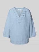 Christian Berg Woman Relaxed Fit Bluse mit V-Ausschnitt in Blau, Größe...