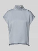 Drykorn Blusenshirt mit Stehkragen in Hellblau, Größe 42