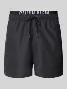 Calvin Klein Underwear Badehose mit Label-Print in Black, Größe XXL