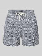 Tommy Hilfiger Regular Fit Badehose mit Tunnelzug in Dunkelblau, Größe...