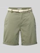 s.Oliver RED LABEL Regular Fit Chinoshorts mit geflochtenem Gürtel in ...