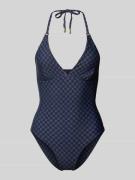 JOOP! Collection Badeanzug mit Neckholder in Marine, Größe 38