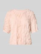 Jake*s Collection Regular Fit T-Shirt mit Rundhalsausschnitt in Rose, ...