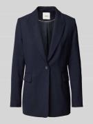 s.Oliver BLACK LABEL Blazer aus Viskosemischung in Marine, Größe 36