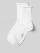 JOOP! Collection Socken mit Label-Stitching in Weiss, Größe 35-38