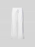 Juvia Loose Fit Culotte aus Baumwoll-Mix in Weiss, Größe L