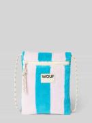 WOUF Smartphone-Tasche mit Label-Badge Modell 'Lanzarote' in Petrol, G...