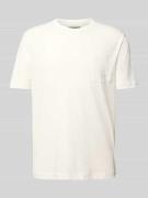 Marc O'Polo Regular Fit T-Shirt aus weichem Slub Jersey in Offwhite, G...