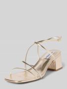 Steve Madden Sandalette mit Blockabsatz Modell 'REMMI' in Gold, Größe ...