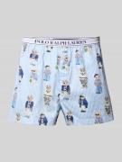 Polo Ralph Lauren Boxershorts mit Polo Bear Motiv in Hellblau, Größe S