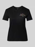 Only Regular Fit T-Shirt aus reiner Baumwolle Modell 'POLLY' in Black,...