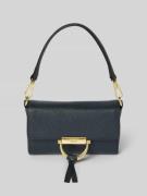 Abro Handtasche mit Label-Detail Modell 'TEMI' in Marine, Größe 1