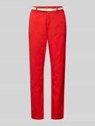 s.Oliver RED LABEL Regular Fit Chino aus Baumwoll-Mix in Rot, Größe 36