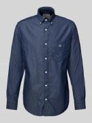 Gant Freizeithemd mit Button-Down-Kragen in Dunkelblau Melange, Größe ...