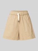 Jake*s Casual Relaxed Fit Shorts mit Eingrifftaschen in Sand, Größe 38