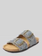 Geox Slides in Denim-Optik Modell 'BRIONIA' in Blau, Größe 39