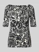 Lauren Ralph Lauren T-Shirt mit U-Boot-Ausschnitt Modell 'JUDY' in Off...