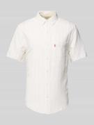 Levi's® Freizeithemd aus Leinen-Viskose-Mix mit Baumwoll-Anteil in Wei...