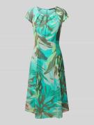 Betty Barclay Midikleid mit Schlüsselloch-Ausschnitt in Oliv, Größe 48