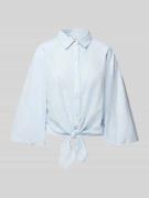 Christian Berg Woman Relaxed Fit Bluse mit 3/4-Arm in Bleu, Größe 36