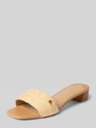 Lauren Ralph Lauren Slides mit Label-Detail Modell 'FAY' in Beige, Grö...