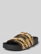 Steve Madden Slides mit Label-Details Modell 'ON DECK' in Beige, Größe...
