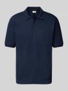 s.Oliver RED LABEL Relaxed Fit Poloshirt aus reiner Baumwolle in Dunke...