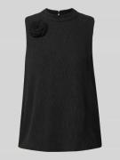 s.Oliver BLACK LABEL Regular Fit Blusentop aus Lyocell-Mix in Black, G...