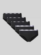 PUMA Hipster mit elastischem Label-Bund im 6er-Pack in Black, Größe L